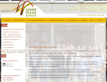 Tablet Screenshot of anne-frank-schule-rastatt.de